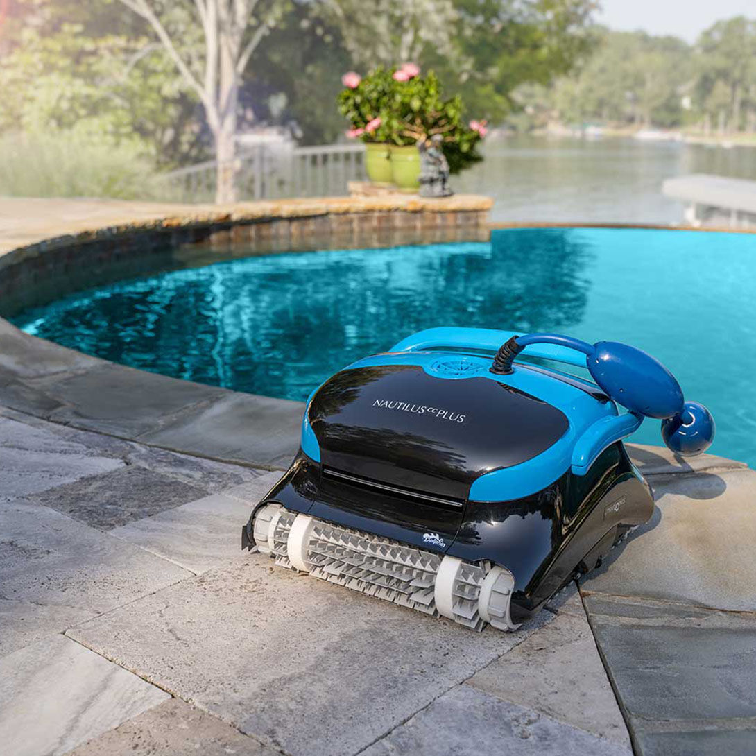 Maytronics Dolphin robotic pool cleaner vinyl liner safe Pool Life Greenville SC