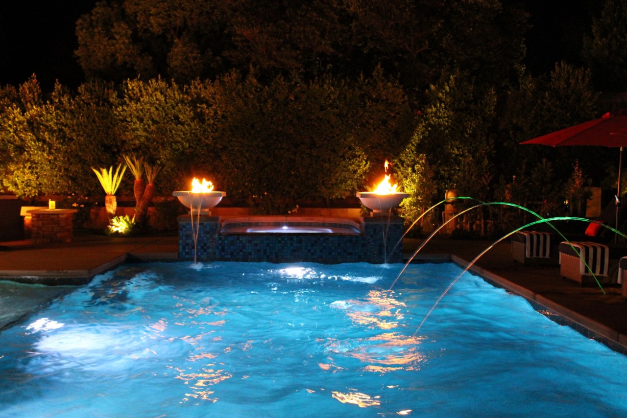Pentair MagicFalls water features Pool Life Greenville SC